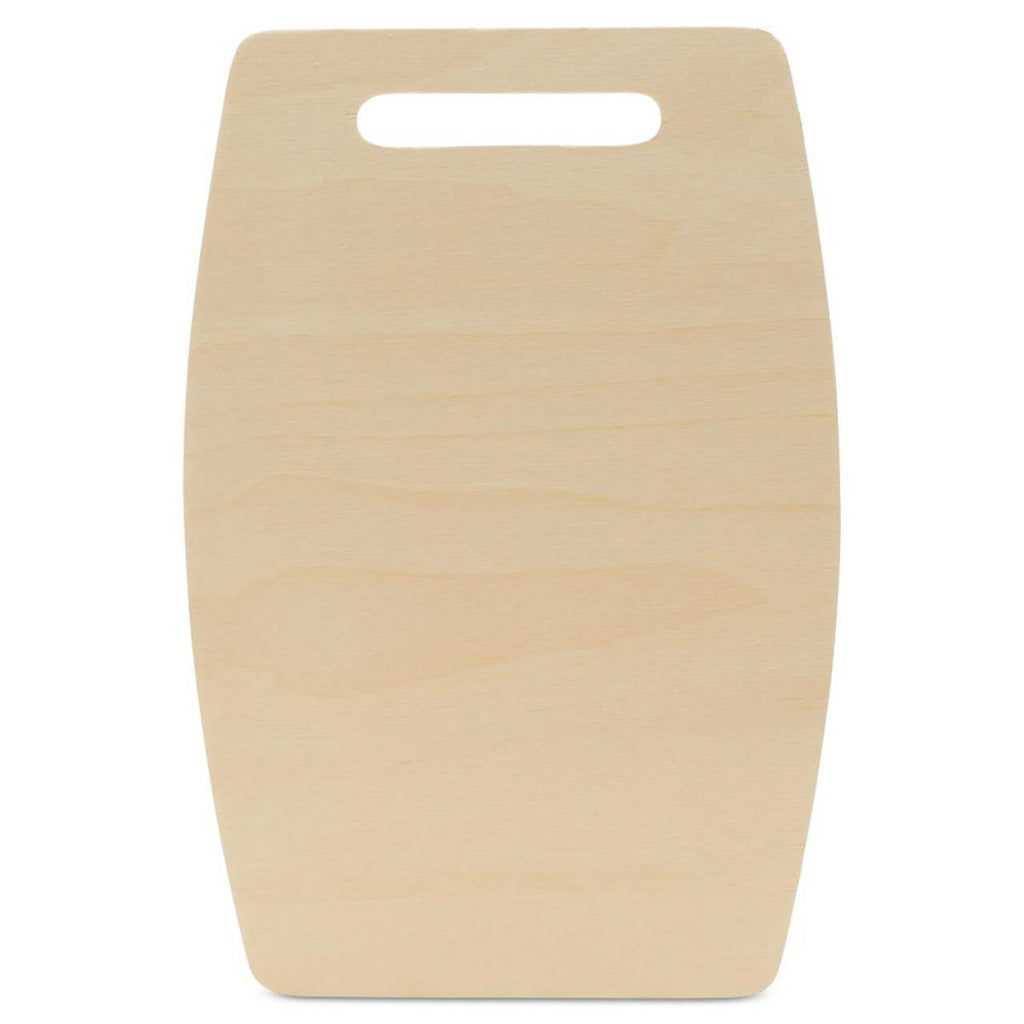 Wood Cutting Board Cutout with Wider Middle