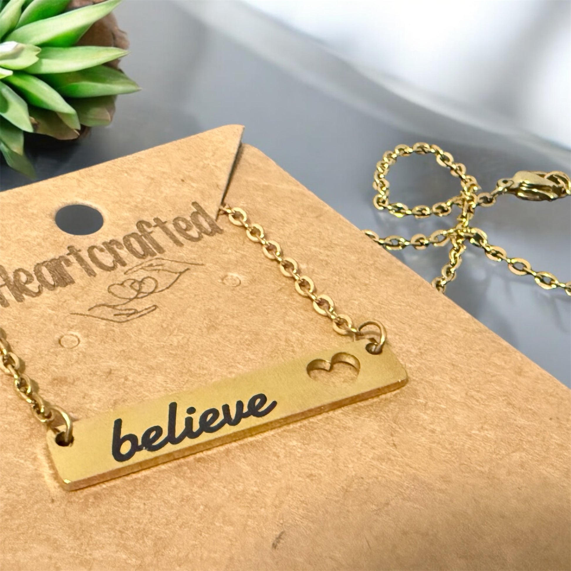 Custom Horizontal Bar Necklace