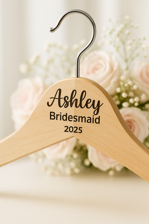Custom Engraved Wedding Hanger – A Perfect Touch for the Big Day